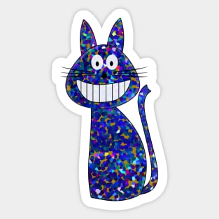 Smiling Cat Sticker